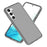 For Samsung Galaxy S23+ Transparent Phone Case Anti-Scratch TPU + PC Protective Phone Back Cover - Transparent Grey - 1