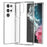 For Samsung Galaxy S23 Ultra Shockproof Phone Case Anti-Scratch TPU + PC Transparent Phone Cover Support Wireless Charging - Transparent - 2