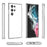 For Samsung Galaxy S23 Ultra Shockproof Phone Case Anti-Scratch TPU + PC Transparent Phone Cover Support Wireless Charging - Transparent - 5