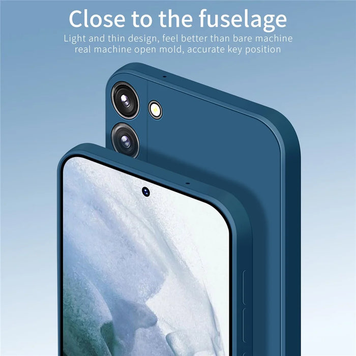 PINWUYO For Samsung Galaxy S23+ TPU Shockproof Phone Case Anti-Scratch Precise Cutouts  Camera Protection Cover - Blue - 5