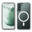 For Samsung Galaxy S23+ Transparent Phone Case Magnetic Anti-scratch Soft TPU Mobile Phone Cover - 1