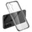 For Samsung Galaxy A34 5G Bi-color Clear Back Cover Combo Soft TPU+TPE Frame Drop-proof Protective Phone Case - Transparent Black - 4