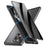 For Samsung Galaxy S23 Ultra Case Magnetic Adsorption Phone Cover with Anti-Peep Dual Sided Tempered Glass - Black - 1