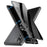 For Samsung Galaxy S23+ Case Magnetic Adsorption Phone Cover with Anti-Peep Dual Sided Tempered Glass - Black - 1