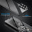 For Samsung Galaxy S23+ Case Magnetic Adsorption Phone Cover with Anti-Peep Dual Sided Tempered Glass - Black - 5
