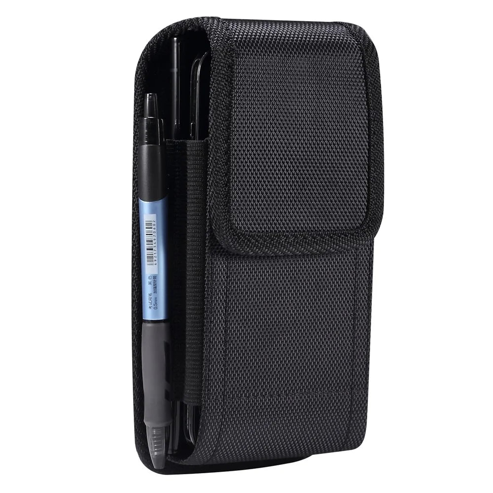 Phone Waist Pouch Oxford Cloth Belt Loop Back Clip Phone Bag Vertical Design, for 6.5 / 6.7 / 6.8 / 6.9 inch Phone - 1