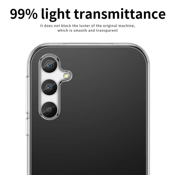 MOFI Soft TPU Phone Case for Samsung Galaxy A34 5G, Anti-scratch Transparent Phone Cover - 7