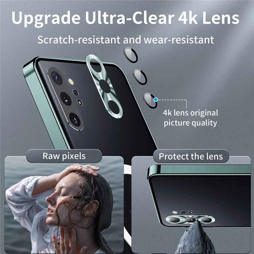 Anti-scratch Phone Cover For Samsung Galaxy Note 10 Plus 4G Metal Edge + Lens Protection Matte Phone Case - Green - 7