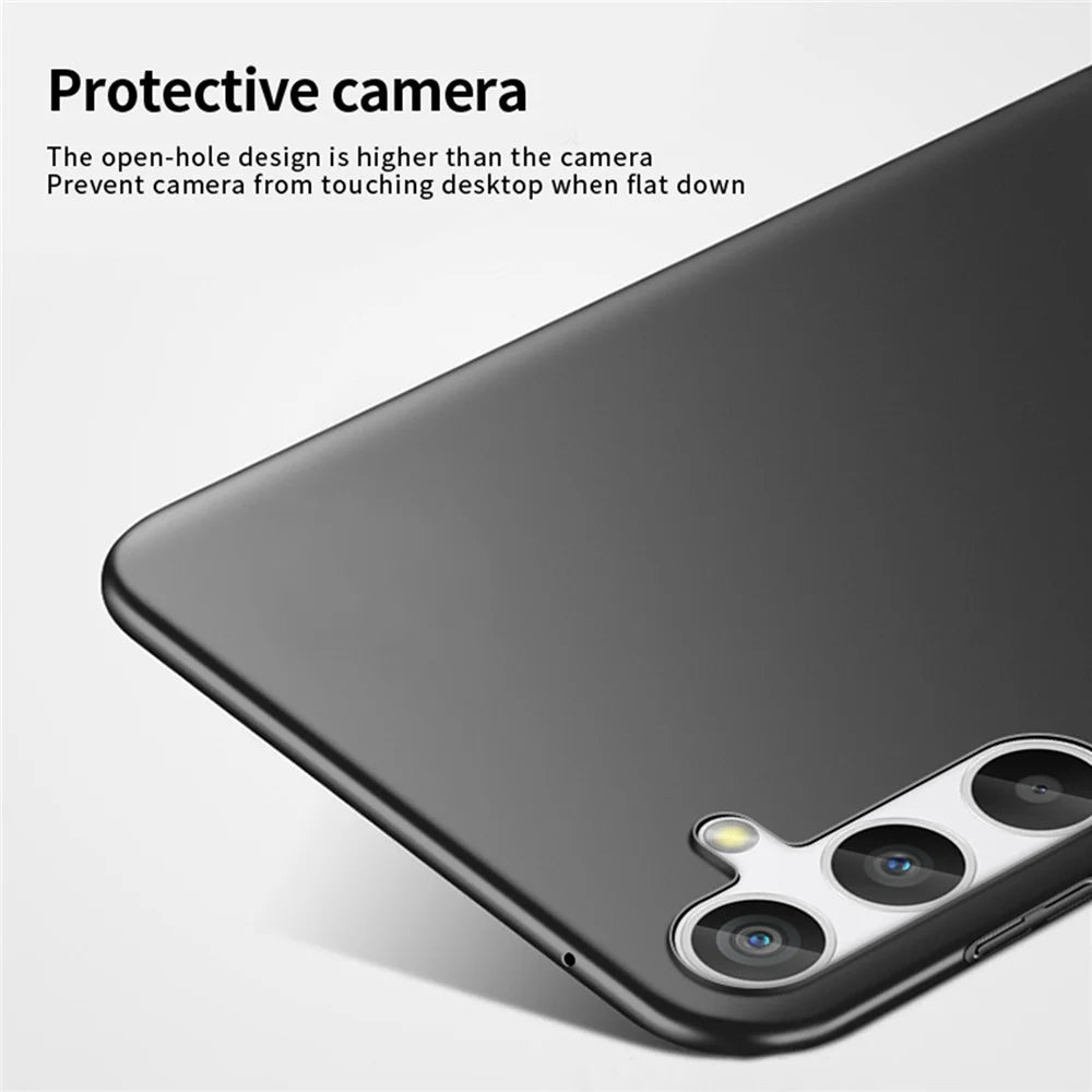MOFI JK PC Series-1 Shield For Samsung Galaxy A34 5G Hard PC Cover Matte Anti-drop Phone Case - Black - 5