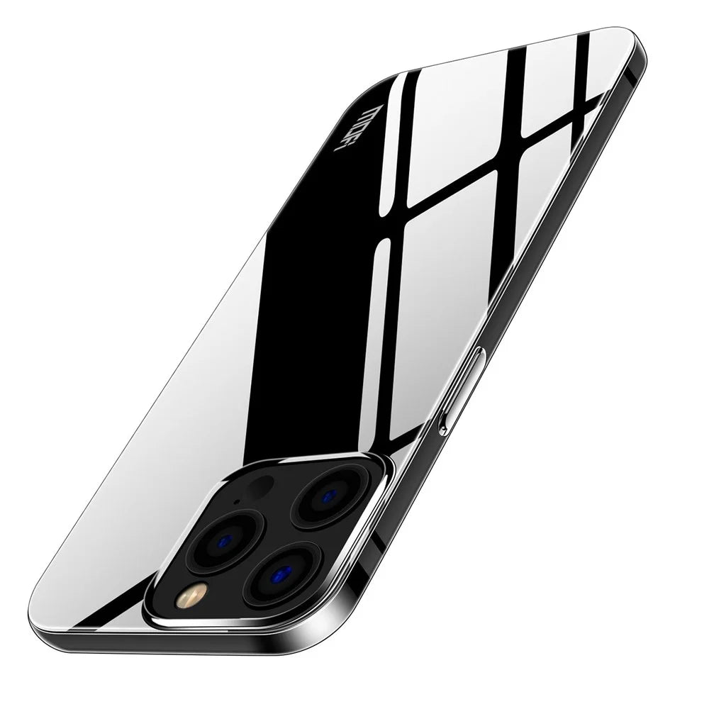 MOFI Slim Phone Case for iPhone 12 Pro Max 6.7 inch Soft TPU Case Anti-Scratch Transparent Mobile Phone Cover - 2