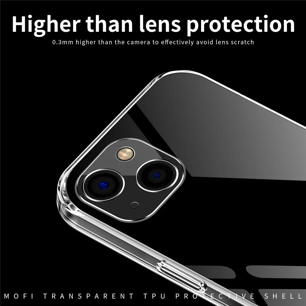 MOFI For iPhone 12 6.1 inch / 12 Pro 6.1 inch Case Anti-Drop Transparent Soft TPU Phone Cover - 5