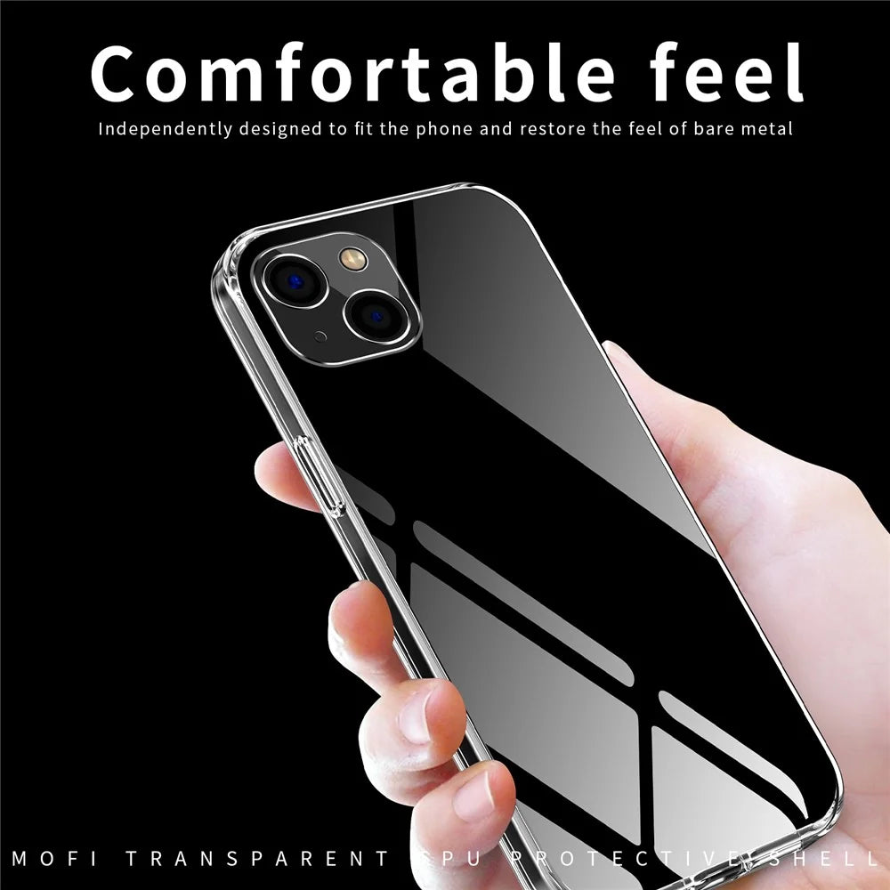 MOFI For iPhone 12 6.1 inch / 12 Pro 6.1 inch Case Anti-Drop Transparent Soft TPU Phone Cover - 7