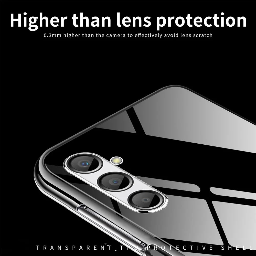 MOFI For Samsung Galaxy A24 4G (162.1 x 77.6 x 8.3mm) Clear Cover Anti-Scratch Flexible TPU Phone Case - 6