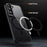 For Samsung Galaxy S23 Magnetic Phone Case Transparent Acrylic Back TPU Frame Phone Cover - Black - 2