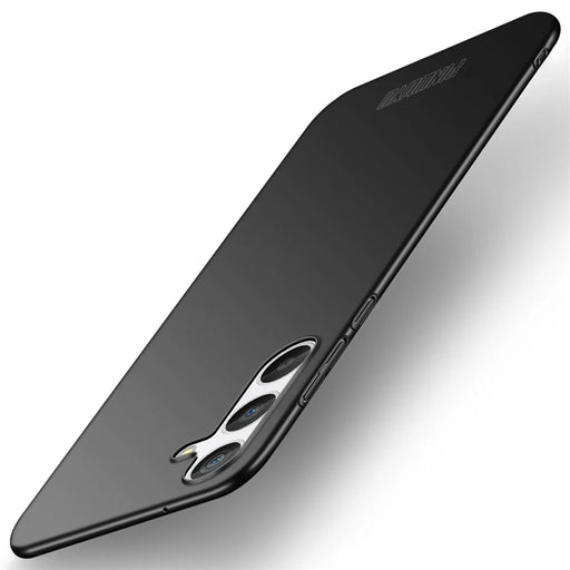 PINWUYO PC Series for Samsung Galaxy A34 5G Matte Phone Case Smartphone Cover with Magnetic Ring Holder - Black - 1
