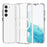 Magnetic Case for Samsung Galaxy S23 , Hard PC Soft TPU Protective Phone Cover - Transparent - 1