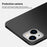 PINWUYO PC Series for iPhone 14 Plus Matte Hard PC Back Phone Case with Magnetic Ring Holder - Black - 4