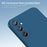 PINWUYO For Samsung Galaxy A34 5G Drop-Proof Back Case Precise Cutouts Soft TPU Phone Cover - Dark Blue - 3