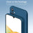 PINWUYO For Samsung Galaxy A34 5G Drop-Proof Back Case Precise Cutouts Soft TPU Phone Cover - Dark Blue - 4