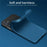 PINWUYO For Samsung Galaxy A34 5G Drop-Proof Back Case Precise Cutouts Soft TPU Phone Cover - Dark Blue - 5