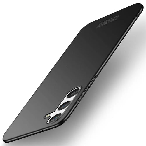 PINWUYO PC Series for Samsung Galaxy A54 5G Matte PC Phone Case with Magnetic Ring Holder - Black - 1