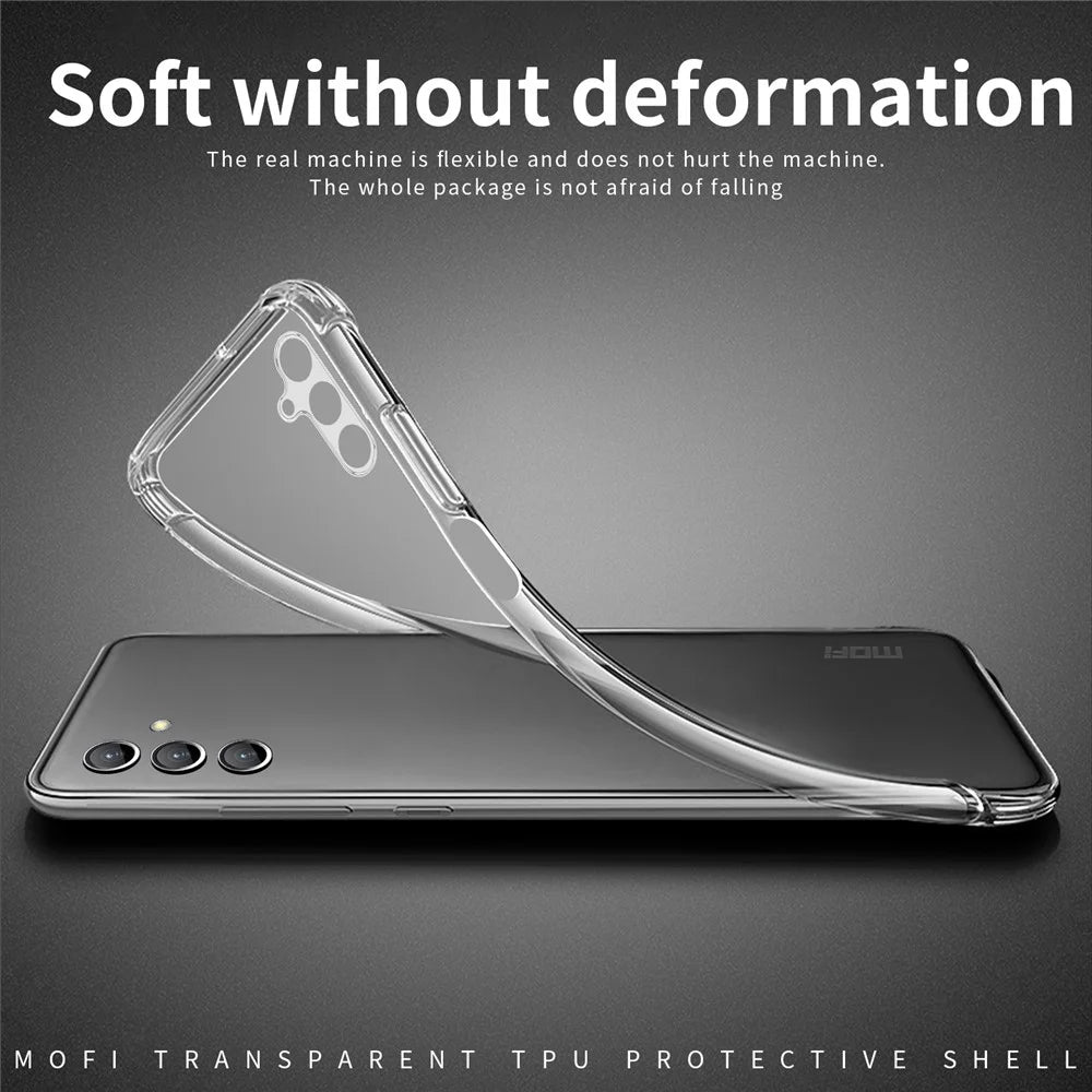MOFI For Samsung Galaxy M54 5G / F54 5G TPU Phone Case Transparent Anti-scratch Cell Phone Cover - 4