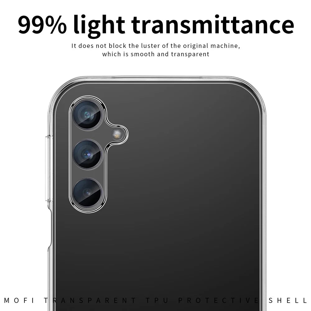MOFI For Samsung Galaxy M54 5G / F54 5G TPU Phone Case Transparent Anti-scratch Cell Phone Cover - 7