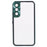For Samsung Galaxy S22 5G Double Sided Tempered Glass Phone Case Secure Lock Magnetic Metal Frame Clear Cover - Green - 2