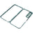 For Samsung Galaxy S22 5G Double Sided Tempered Glass Phone Case Secure Lock Magnetic Metal Frame Clear Cover - Green - 6