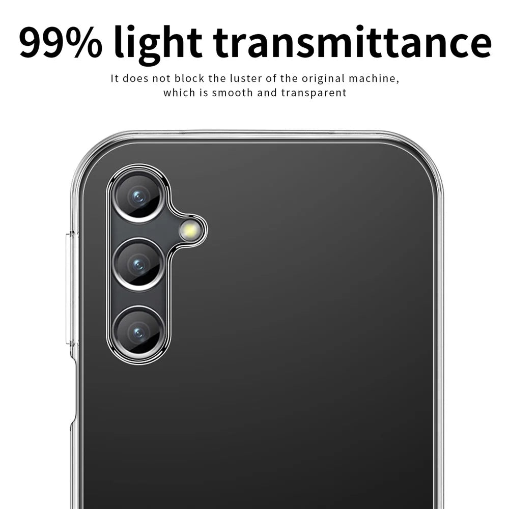 MOFI For Samsung Galaxy S23 FE Transparent Phone Case Soft TPU Protective Phone Cover - 7
