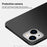 PINWUYO PC Series for iPhone 15 Plus Phone Case Matte PC Slim Phone Cover with Magnetic Ring Holder - Black - 4