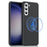 Liquid Series for Samsung Galaxy S23 FE Magnetic Phone Case Rubberized TPU Back Cover - Black - 1