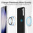 Liquid Series for Samsung Galaxy S23 FE Magnetic Phone Case Rubberized TPU Back Cover - Black - 5