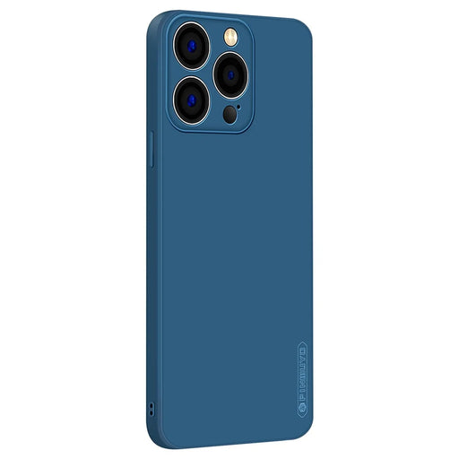 PINWUYO For iPhone 15 Pro Max Anti-Drop Phone Case Precise Cutouts Soft TPU Cover - Dark Blue - 1