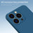 PINWUYO For iPhone 15 Pro Max Anti-Drop Phone Case Precise Cutouts Soft TPU Cover - Dark Blue - 5