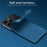 PINWUYO For iPhone 15 Pro Max Anti-Drop Phone Case Precise Cutouts Soft TPU Cover - Dark Blue - 7
