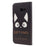 Patterned Leather Wallet Case for Samsung Galaxy A3 (2017) - Do Not Touch My Phone and Animal - 2