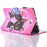 For Samsung Galaxy Tab A 10.1 (2016) T580 T585 Patterned Leather Card Slot Shell - Two Lovely Cats - 5