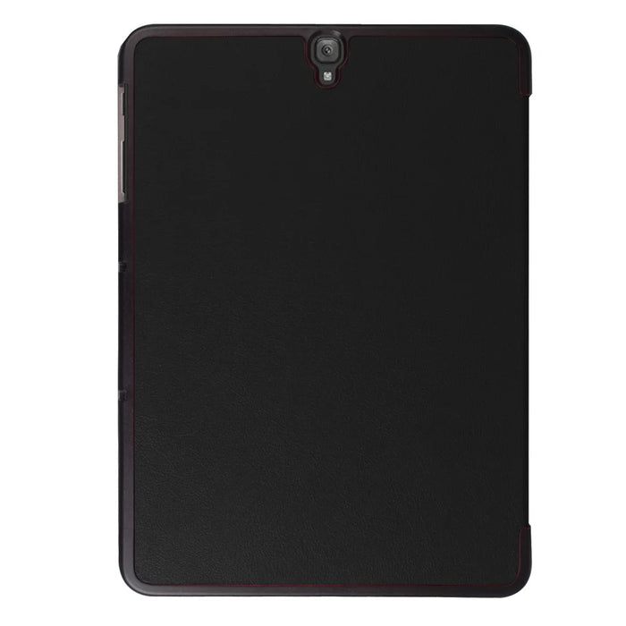 Tri-fold Flip Leather Stand Case for Samsung Galaxy Tab S3 9.7-inch T820 - Black - 3