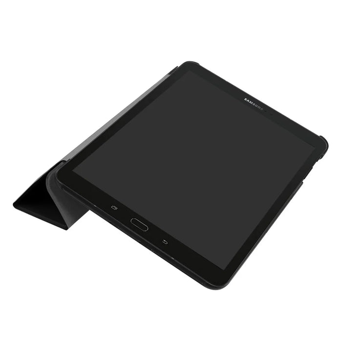 Tri-fold Flip Leather Stand Case for Samsung Galaxy Tab S3 9.7-inch T820 - Black - 4