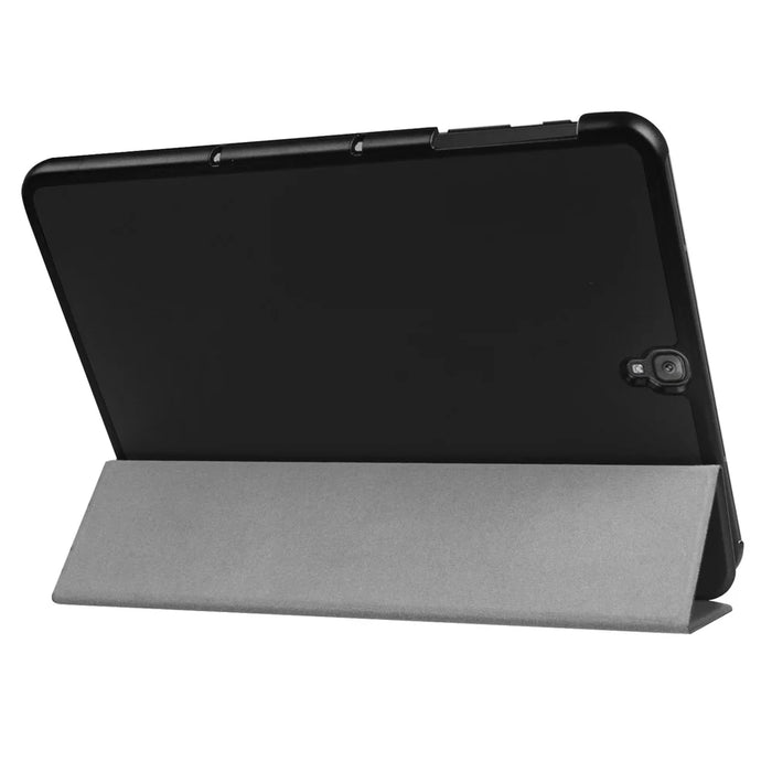 Tri-fold Flip Leather Stand Case for Samsung Galaxy Tab S3 9.7-inch T820 - Black - 6
