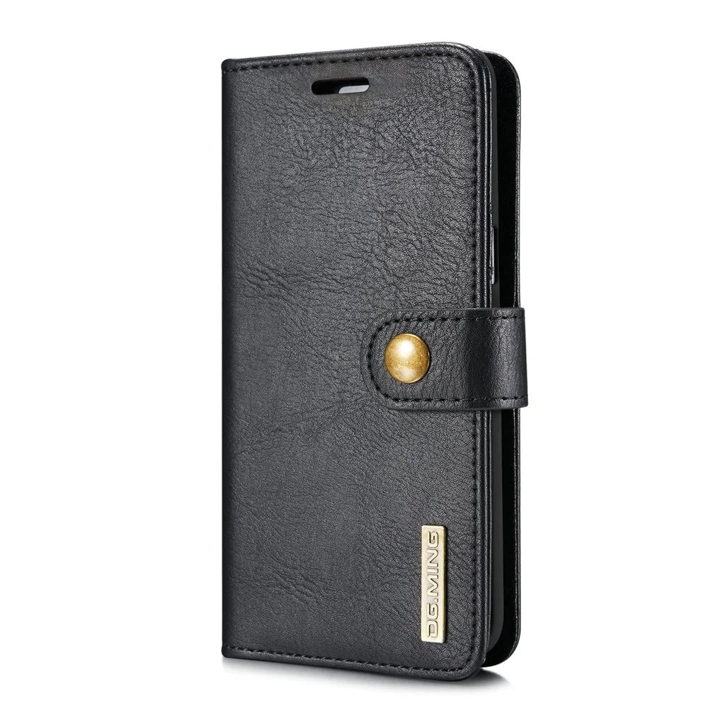 DG.MING For Samsung Galaxy S8 Plus G955 Detachable 2 in 1 Anti-scratch Split Leather Wallet Phone Cover - Black - 4