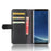 Genuine Split Leather Card Holder Stand Flip Case for Samsung Galaxy S8 Plus G955 - Black - 7