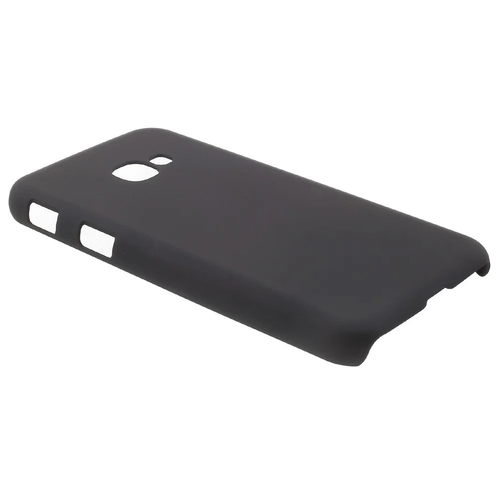Rubberized Hard Plastic Case for Samsung Galaxy Xcover 4s / Xcover 4 - Black - 3