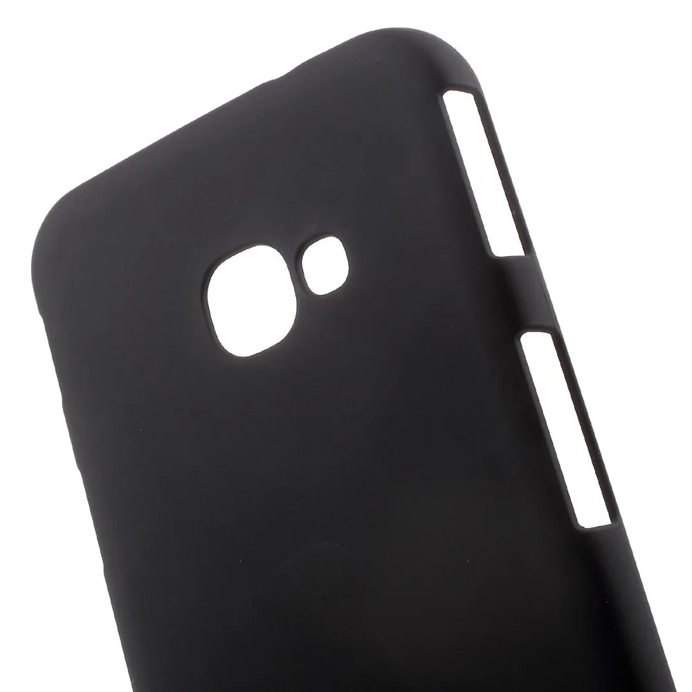 Rubberized Hard Plastic Case for Samsung Galaxy Xcover 4s / Xcover 4 - Black - 4