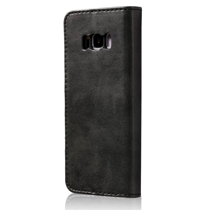 LC.IMEEKE Wallet Stand Leather Case Accessory for Samsung Galaxy S8 Plus G955 - Black - 2