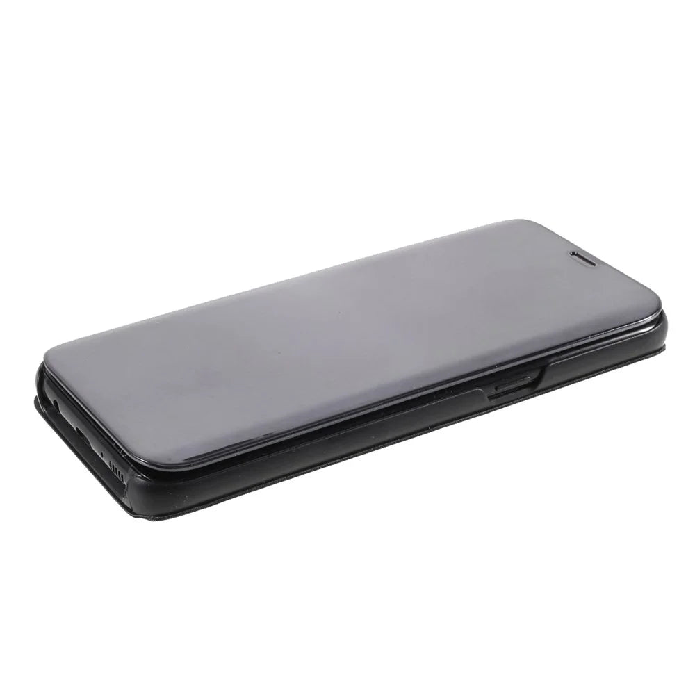 For Samsung Galaxy S8 Flip Leather Cover with Stand Full Body Protective Phone Case - Black - 3