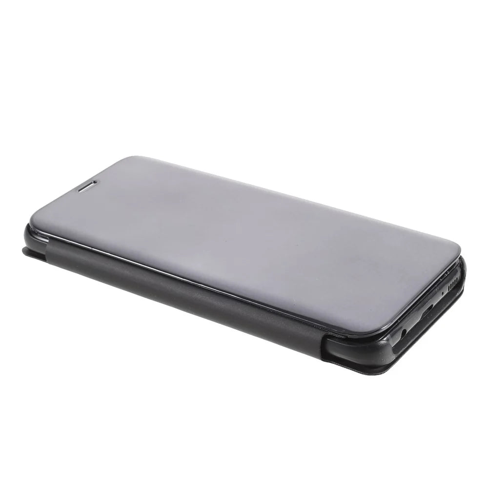 For Samsung Galaxy S8 Flip Leather Cover with Stand Full Body Protective Phone Case - Black - 4