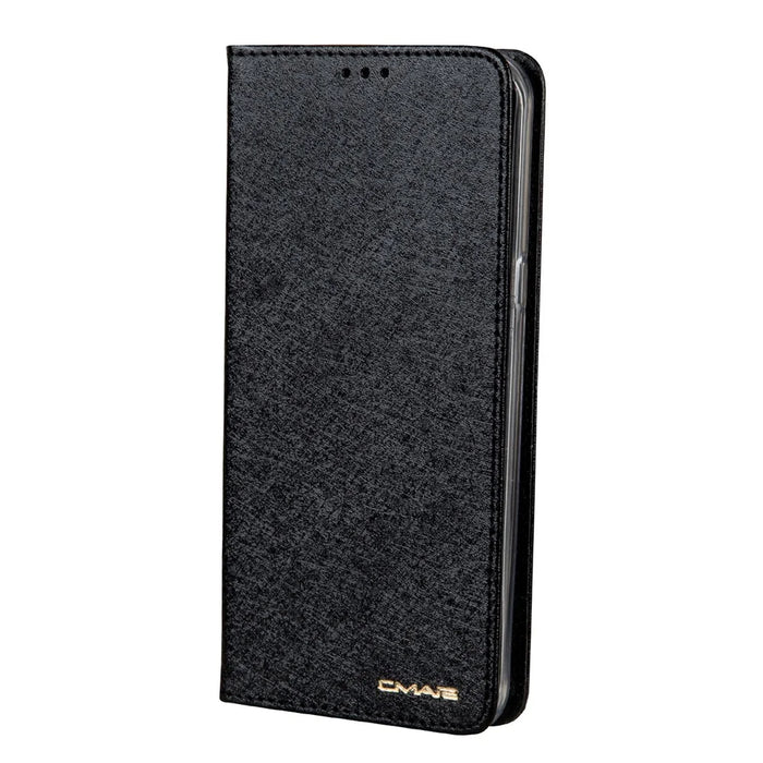 CMAI2 Series Silk Texture Wallet Stand Leather Case for Samsung Galaxy S8 G950 - Black - 4