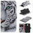 Pattern Printing Wallet Stand Leather Phone Case with Magnet for Samsung Galaxy J5 (2017) EU Version -Tiger - 1